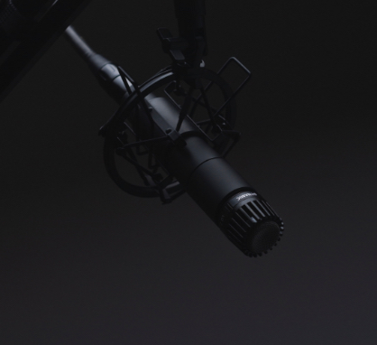KathaFrames studio microphone setup in Bengaluru